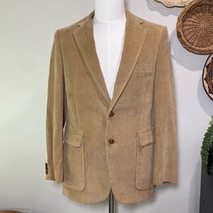 Vintage Tan Corduroy Blazer